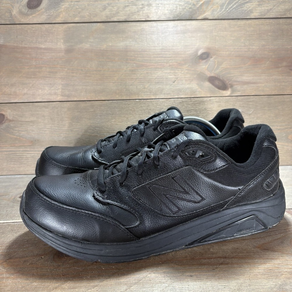 new balance 928v3 mens size 12 shoes black leather comfort walking sneakers